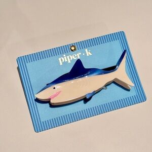 NWT Piper K Shark Hair Clip